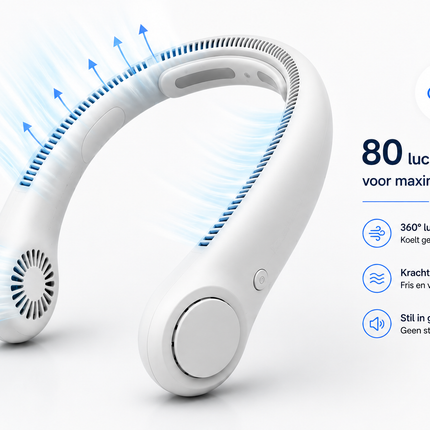 BreezeFlow™ Pro Nekventilator