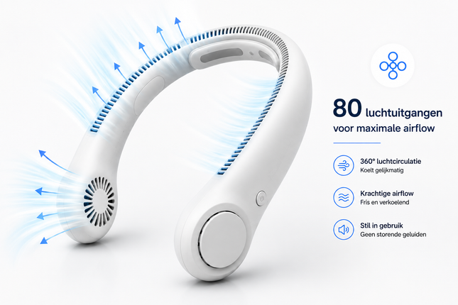 BreezeFlow™ Pro Nekventilator