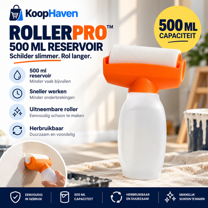 RollerPro™ – 500 ml Verfroller met Reservoir