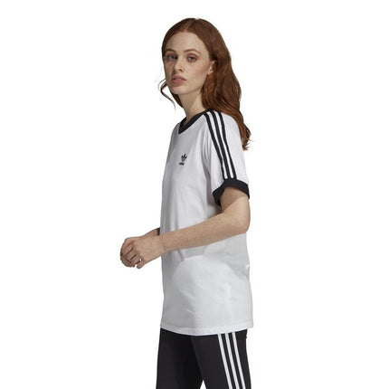 Adidas Dames-T-Shirt Met Korte Mouwen Adidas 3 Stripes Wit