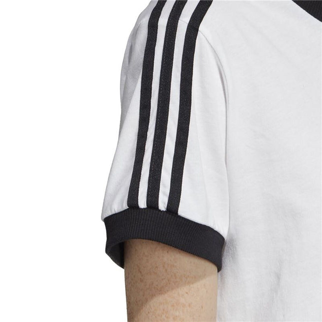 Adidas Dames-T-Shirt Met Korte Mouwen Adidas 3 Stripes Wit