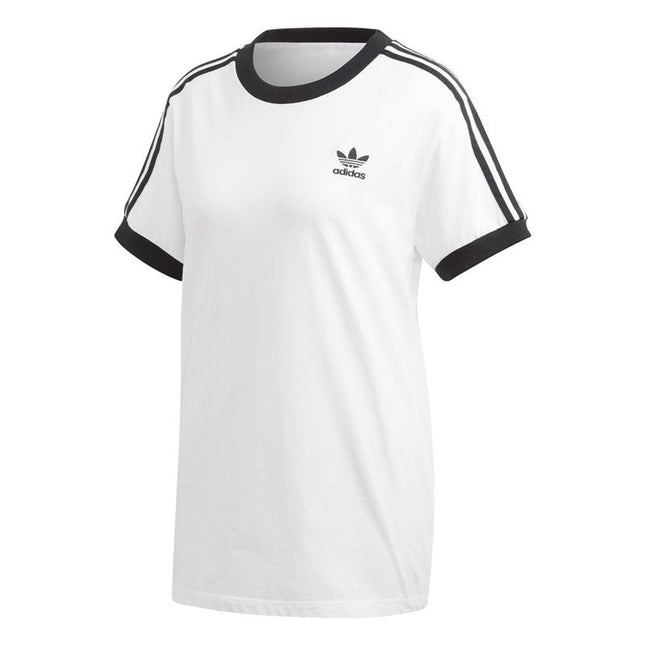 Adidas Dames-T-Shirt Met Korte Mouwen Adidas 3 Stripes Wit