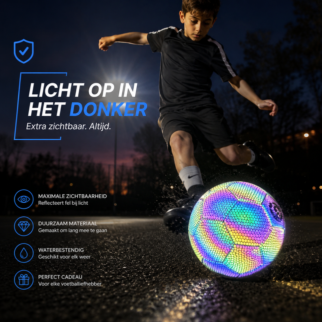 LumiBall™ | Reflecterende Voetbal