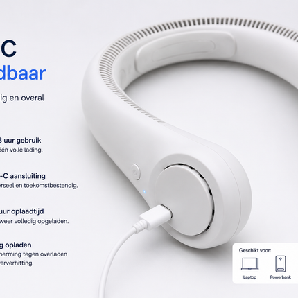 BreezeFlow™ Pro Nekventilator