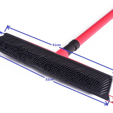 Pet Hair Removal Broom Mop – Verwijdert Haren van Vloer & Tapijt