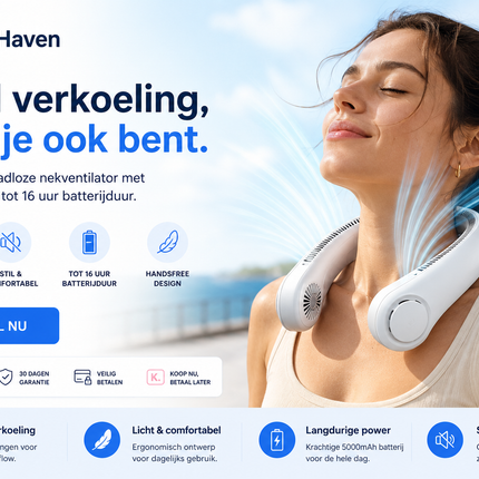 BreezeFlow™ Pro Nekventilator