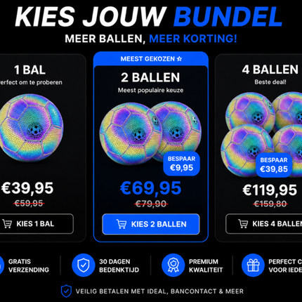 LumiBall™ | Reflecterende Voetbal