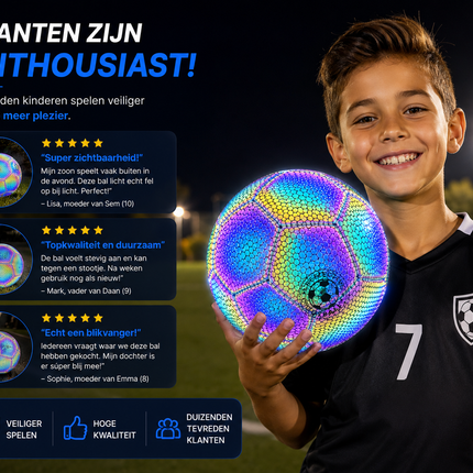 LumiBall™ | Reflecterende Voetbal