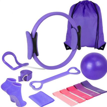13-delige Yoga & Pilates Set – Complete Fitness Kit voor Thuis