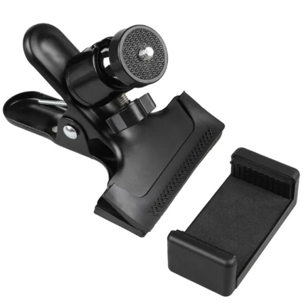 Gitaar Telefoonhouder Clip – Verstelbare Smartphone Mount voor Opnames & Live Streaming